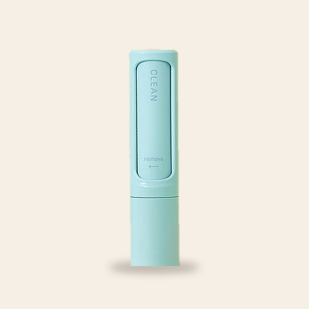 FurGone reusable pet hair roller in blue